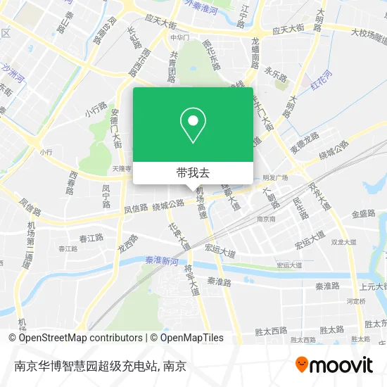 南京华博智慧园超级充电站地图