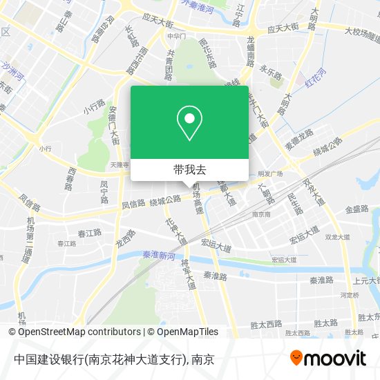 中国建设银行(南京花神大道支行)地图