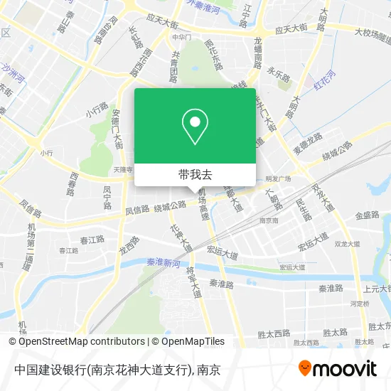 中国建设银行(南京花神大道支行)地图