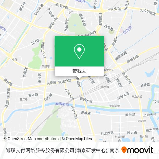 通联支付网络服务股份有限公司(南京研发中心)地图