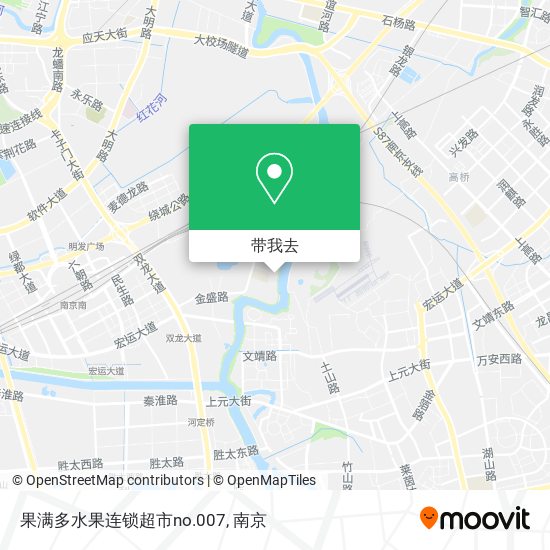 果满多水果连锁超市no.007地图