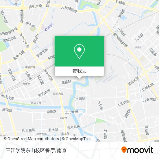 三江学院东山校区餐厅地图