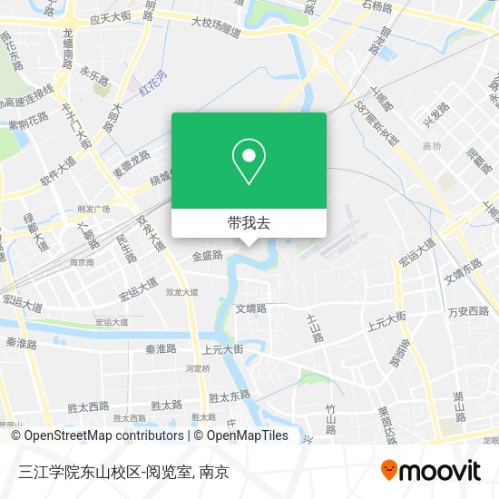 三江学院东山校区-阅览室地图