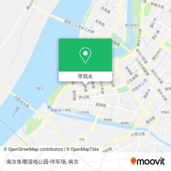 南京鱼嘴湿地公园-停车场地图