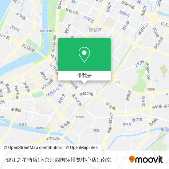 锦江之星酒店(南京河西国际博览中心店)地图