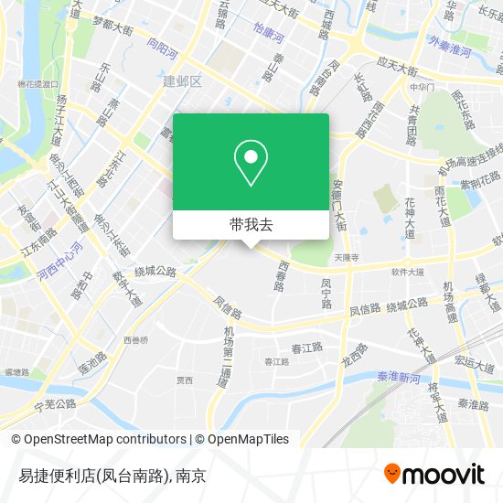 易捷便利店(凤台南路)地图