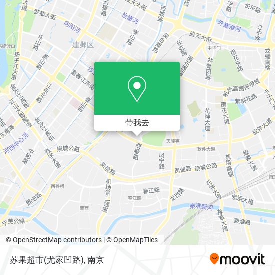 苏果超市(尤家凹路)地图