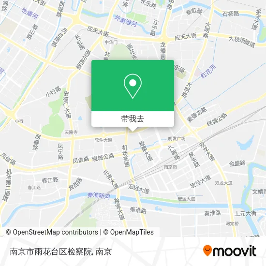 南京市雨花台区检察院地图