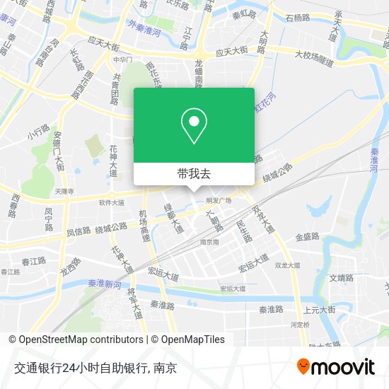 交通银行24小时自助银行地图