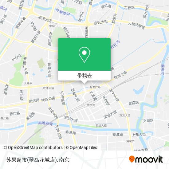 苏果超市(翠岛花城店)地图