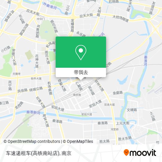 车速递租车(高铁南站店)地图