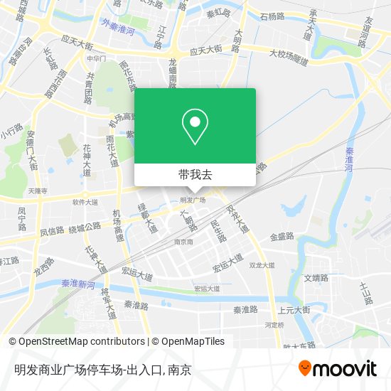 明发商业广场停车场-出入口地图