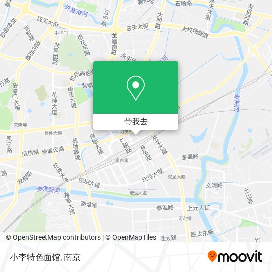 小李特色面馆地图