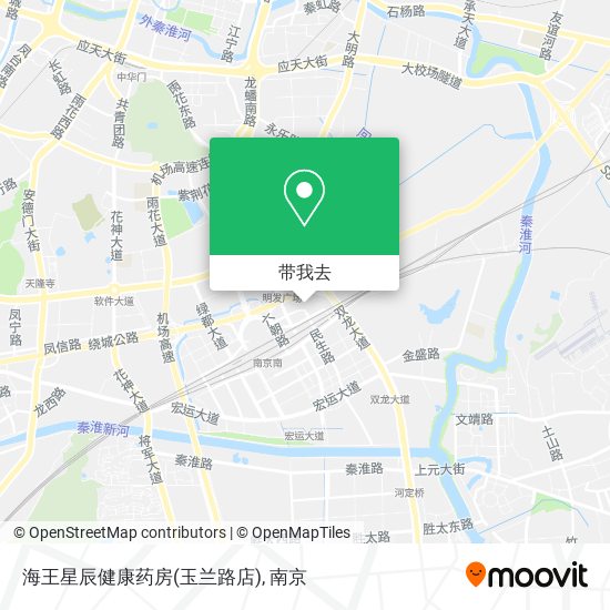 海王星辰健康药房(玉兰路店)地图