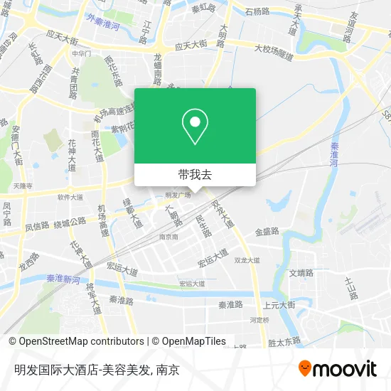 明发国际大酒店-美容美发地图