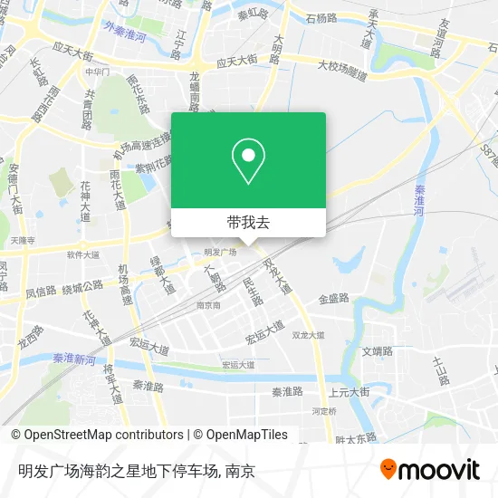 明发广场海韵之星地下停车场地图