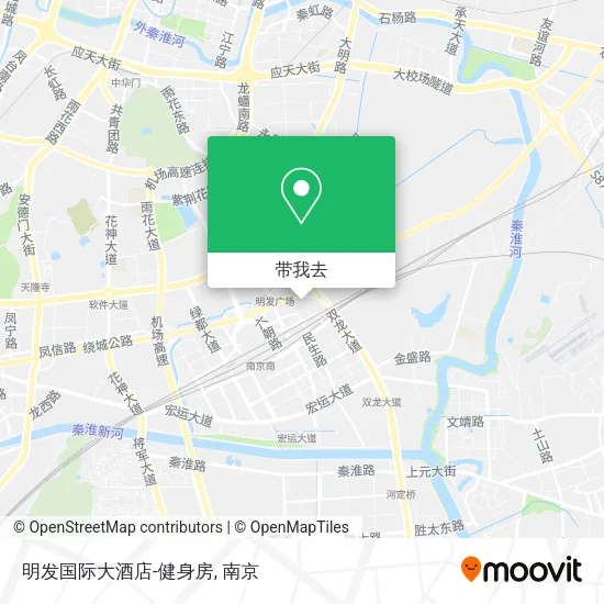明发国际大酒店-健身房地图