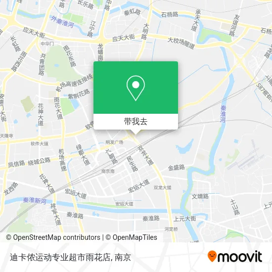 迪卡侬运动专业超市雨花店地图