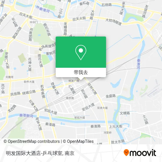 明发国际大酒店-乒乓球室地图