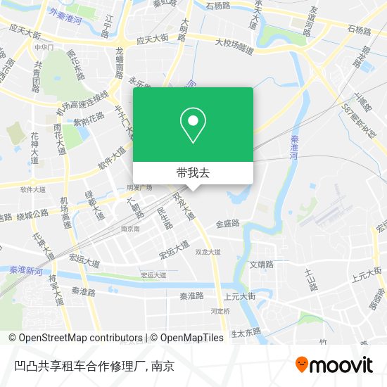凹凸共享租车合作修理厂地图