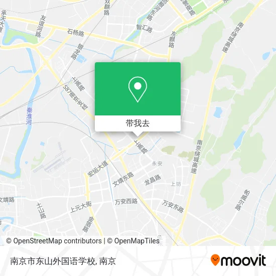 南京市东山外国语学校地图