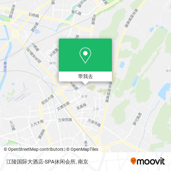 江陵国际大酒店-SPA休闲会所地图