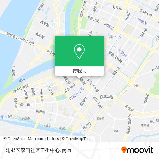 建邺区双闸社区卫生中心地图