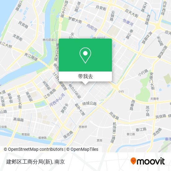 建邺区工商分局(新)地图
