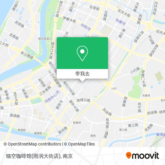 猫空咖啡馆(雨润大街店)地图