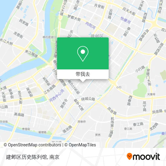 建邺区历史陈列馆地图