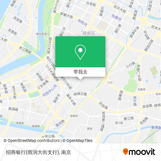 招商银行(雨润大街支行)地图