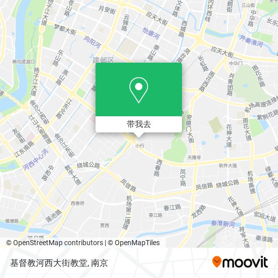 基督教河西大街教堂地图