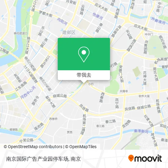 南京国际广告产业园停车场地图