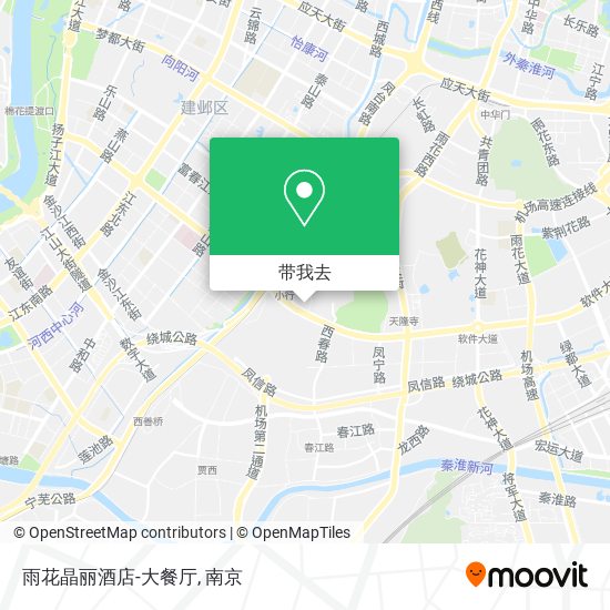 雨花晶丽酒店-大餐厅地图