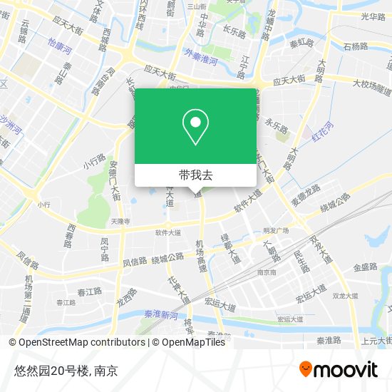 悠然园20号楼地图