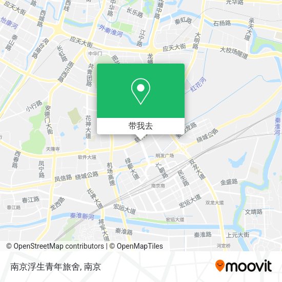 南京浮生青年旅舍地图