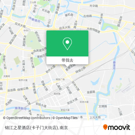 锦江之星酒店(卡子门大街店)地图
