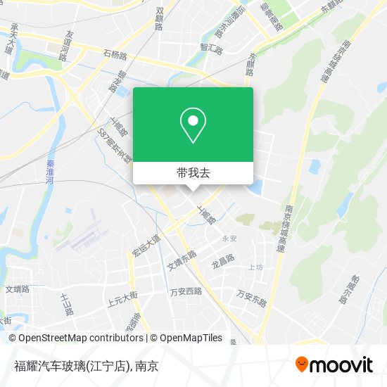 福耀汽车玻璃(江宁店)地图