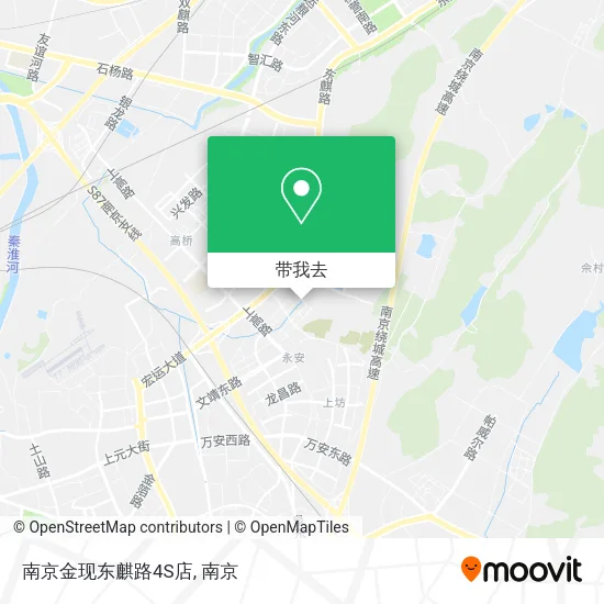南京金现东麒路4S店地图