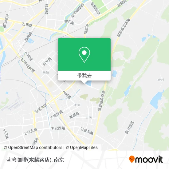 蓝湾咖啡(东麒路店)地图