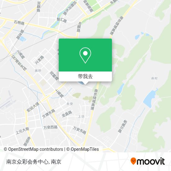 南京众彩会务中心地图