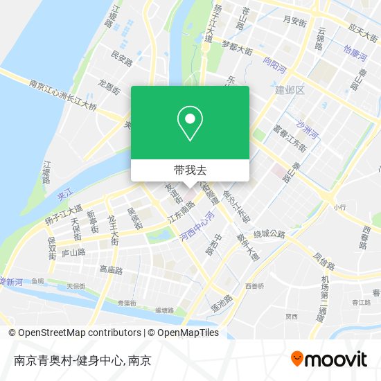 南京青奥村-健身中心地图