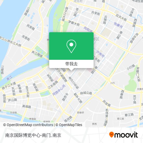 南京国际博览中心-南门地图