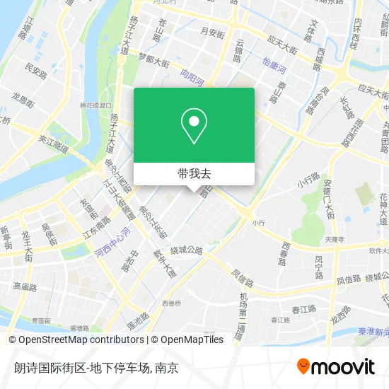 朗诗国际街区-地下停车场地图