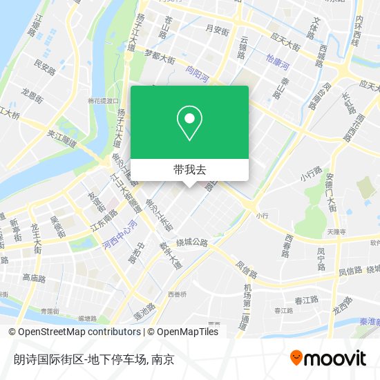 朗诗国际街区-地下停车场地图
