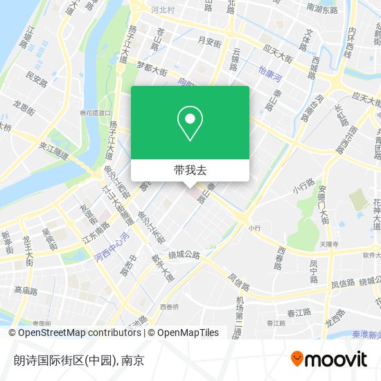 朗诗国际街区(中园)地图