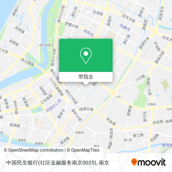 中国民生银行(社区金融服务南京0025)地图