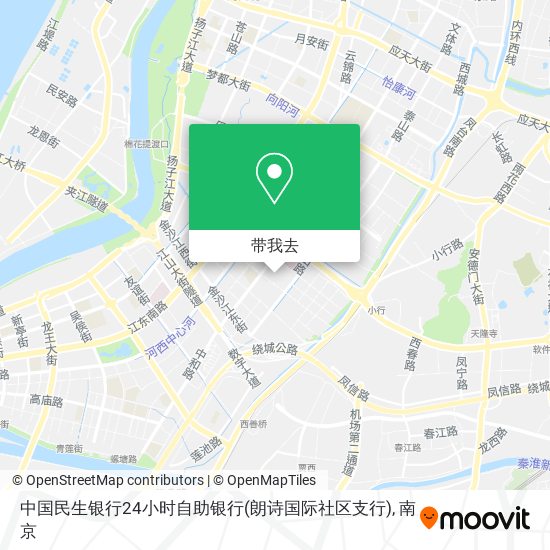 中国民生银行24小时自助银行(朗诗国际社区支行)地图