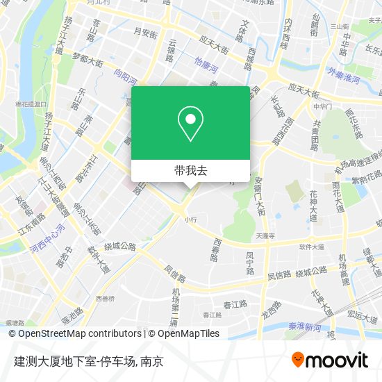 建测大厦地下室-停车场地图