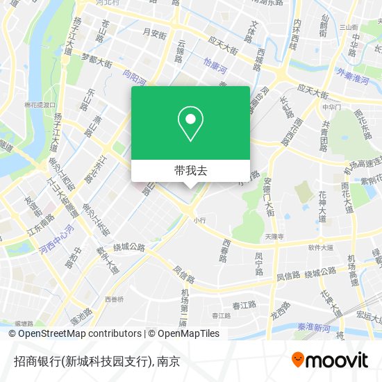 招商银行(新城科技园支行)地图